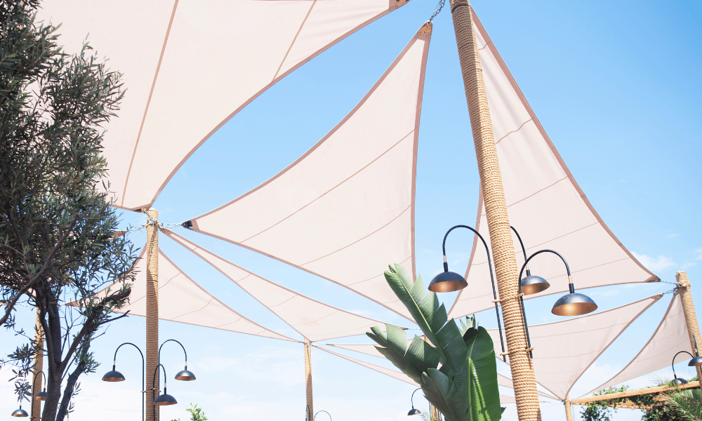 sail shade garden